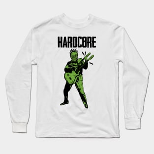 Hardcore guitarist Skull Long Sleeve T-Shirt